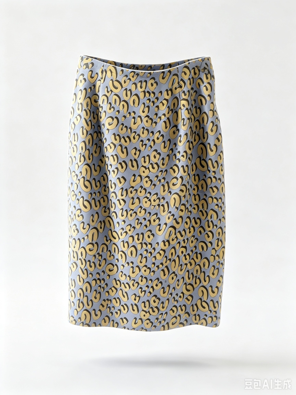 Louis Vuitton grey Leopard Print Skirt